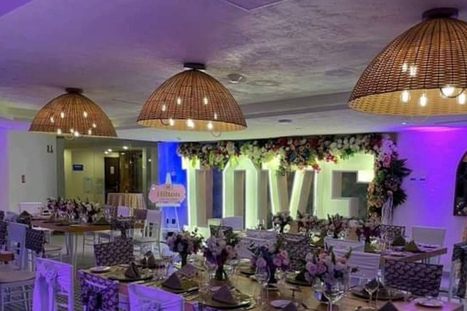 Decoración en venue