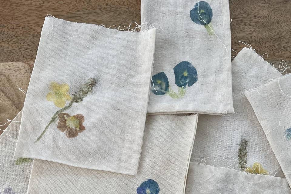 Bolsas impresión con flores