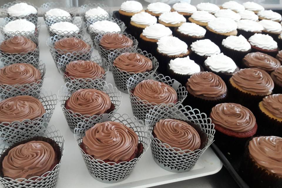 Cupcakes de chocolate