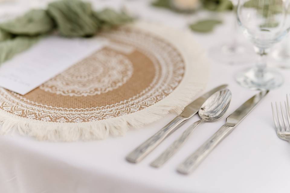 Table tops wedding decor