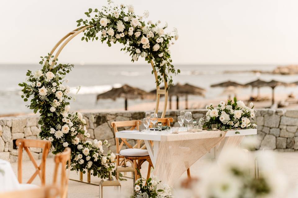 Green & White Reception