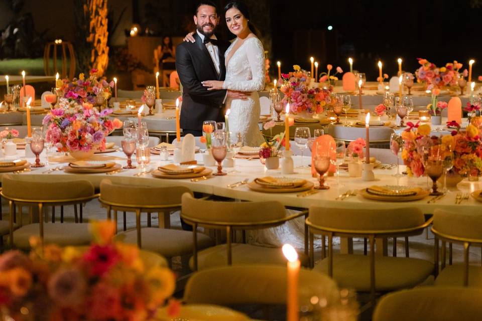 Colorful wedding Los Cabos