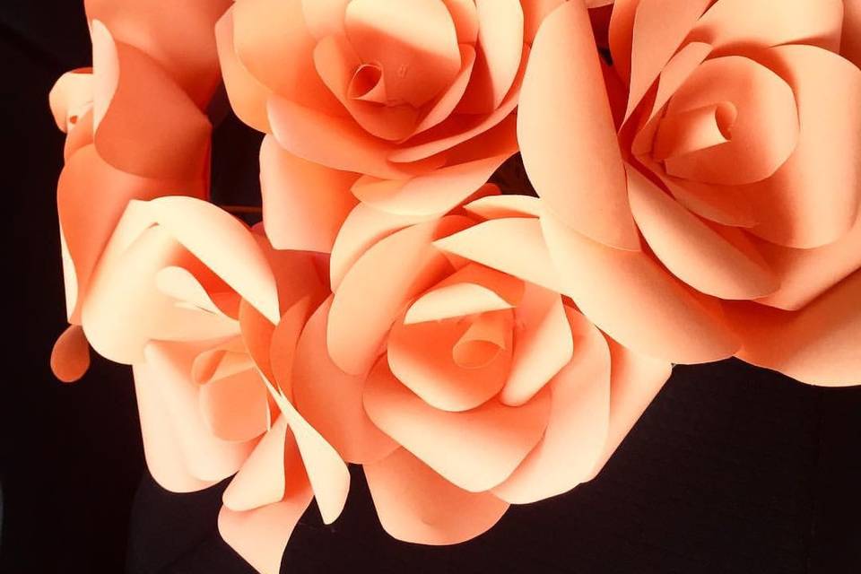 Como Hacer Flores de Papel Para Decoración de Eventos Sociales