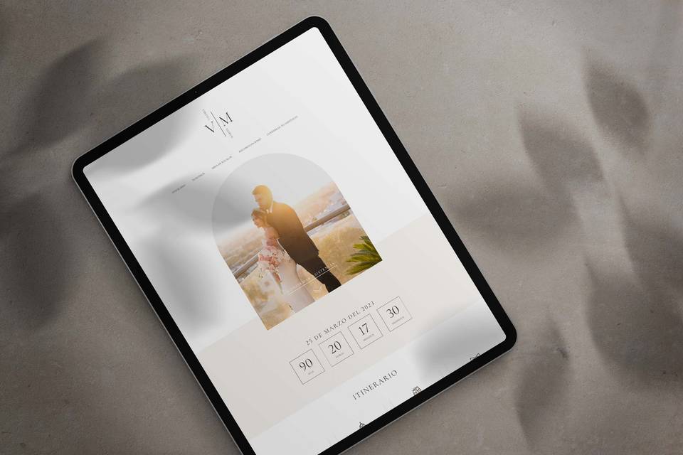 Invitación digital web