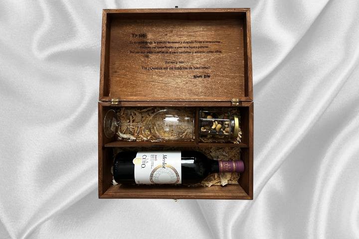 Kit motivos padrinos vino