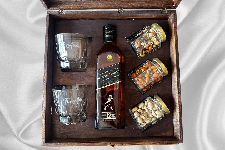Kit padrinos con whisky