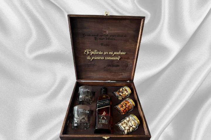 Kit motivos padrinos vino