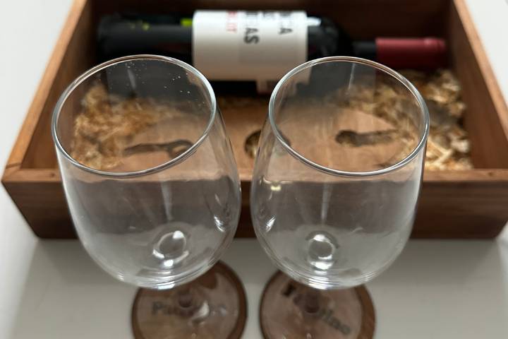 Copas para padrinos de boda
