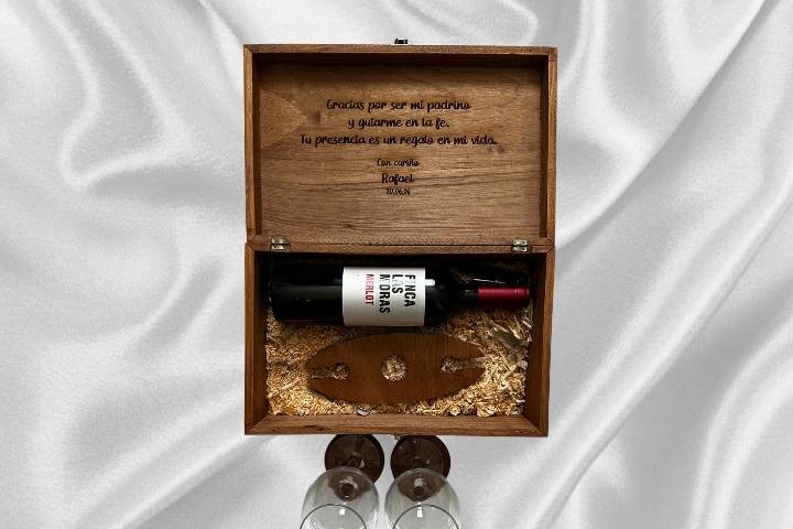 Kit para padrinos con copas