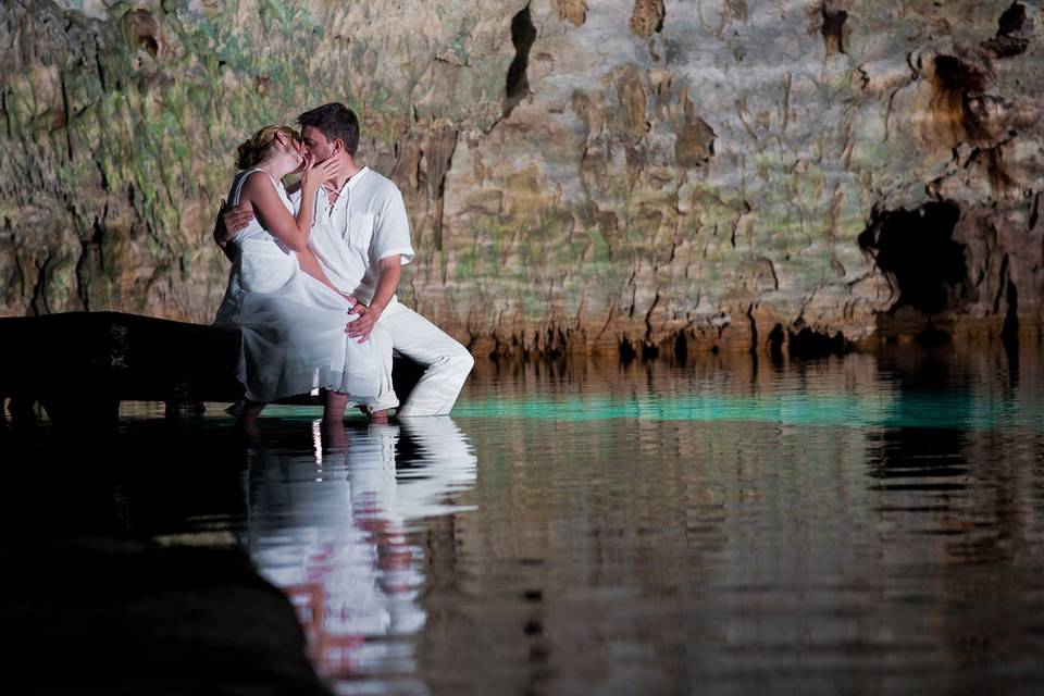 Boda en cenote