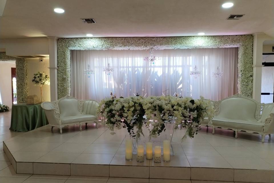 Sala y cortinas