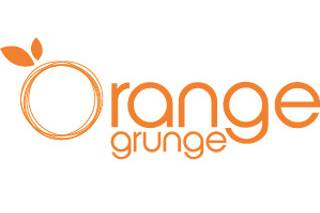 Orange Grunge Wedding Planner logo