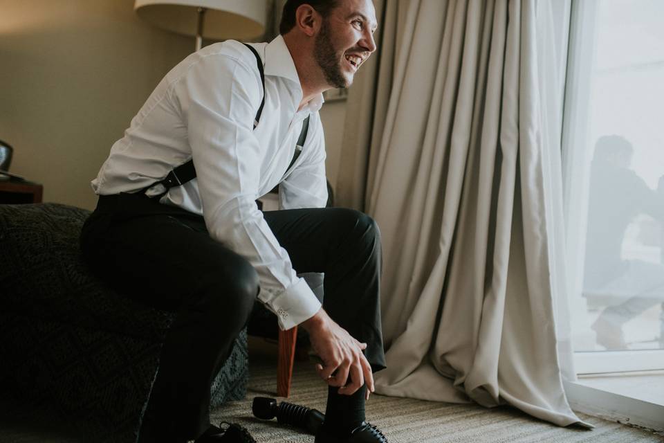 Getting Ready of Groom