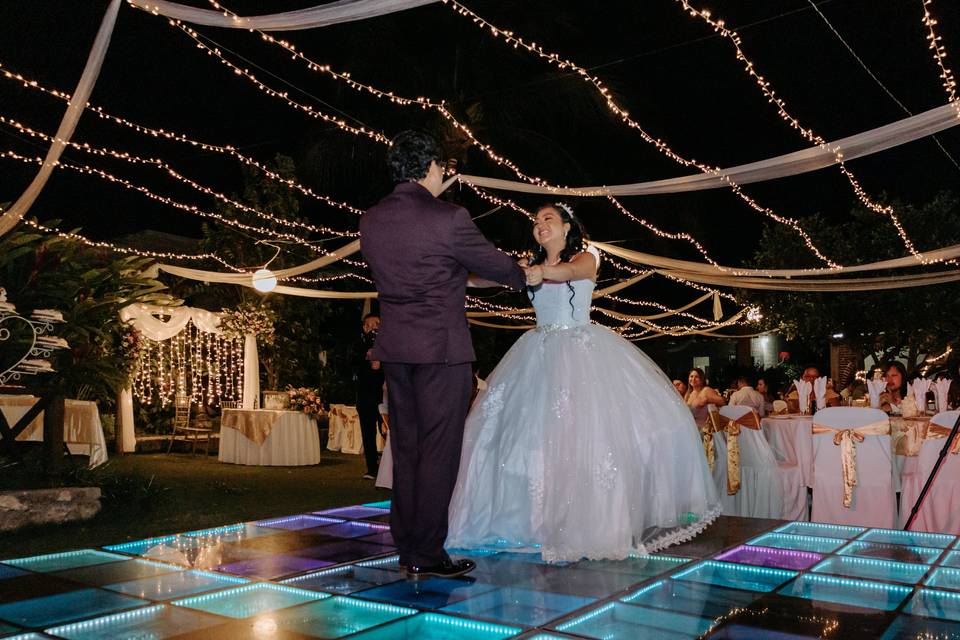 Fotos y videos durante la fiesta