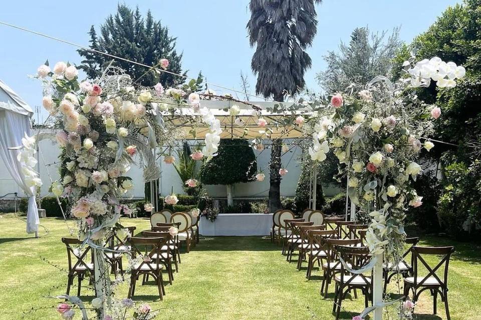 Ceremonia en jardín