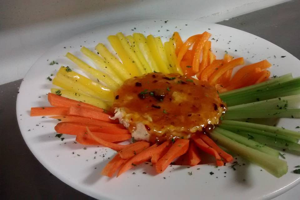 Verduras con Aderezo de la casa