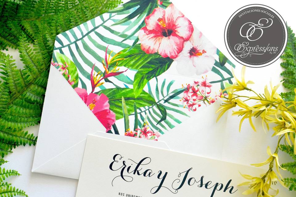 Mod. Floral expressions invitaciones