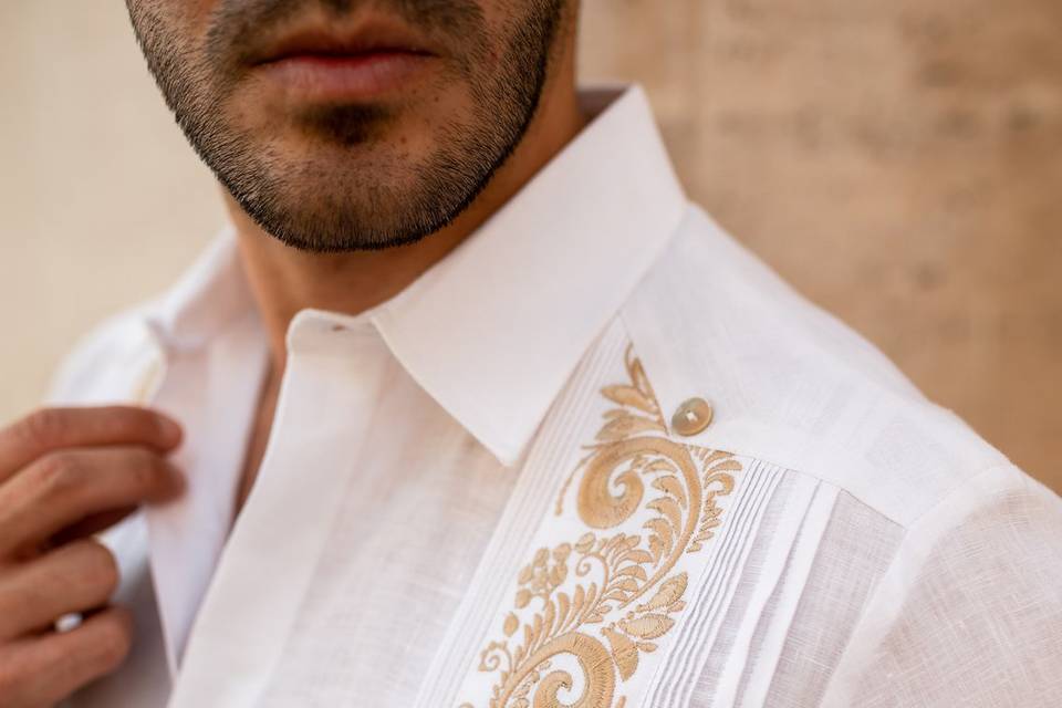 Guayabera el dorado 100 % lino