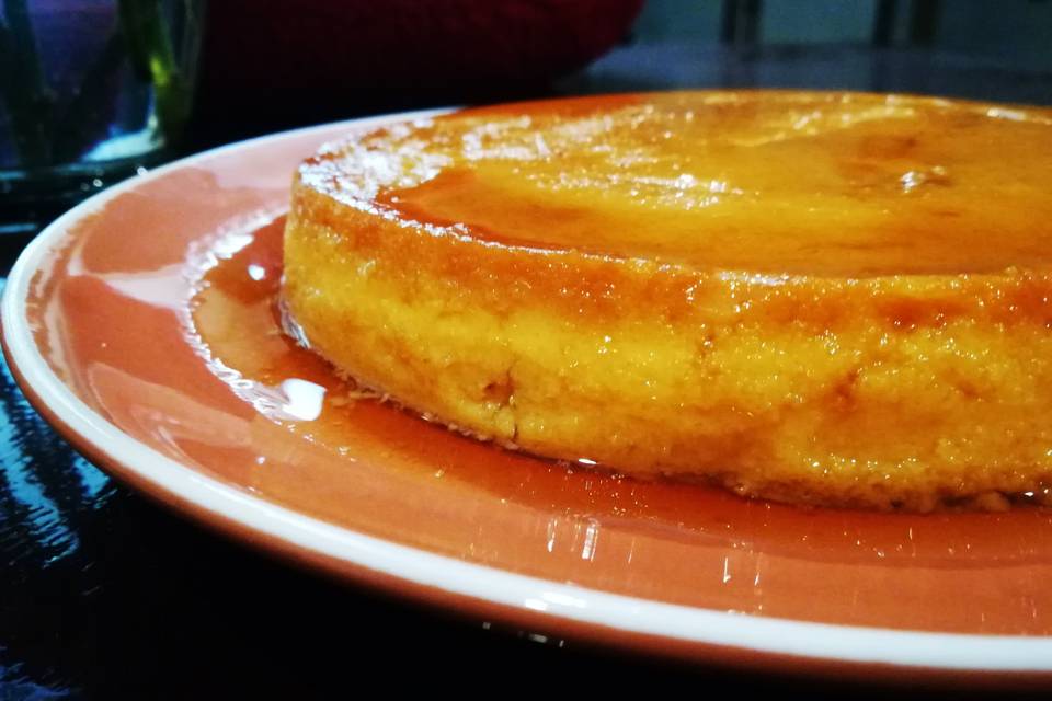 Flan de elote