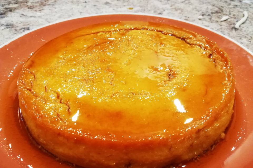 Flan de elote