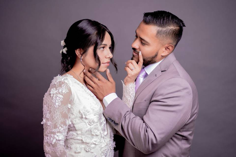 Sesion de Novios en Estudio