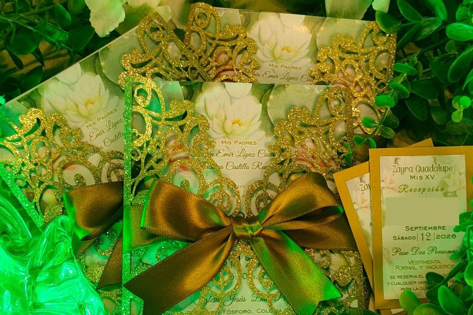 Invitación con temática de la