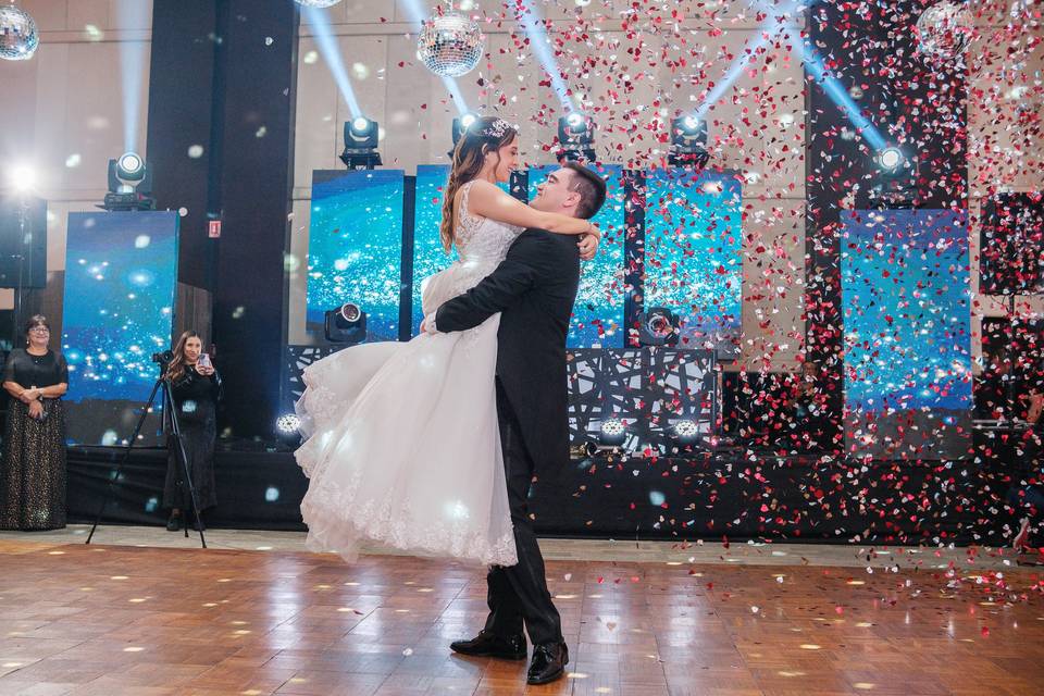 Boda en salón