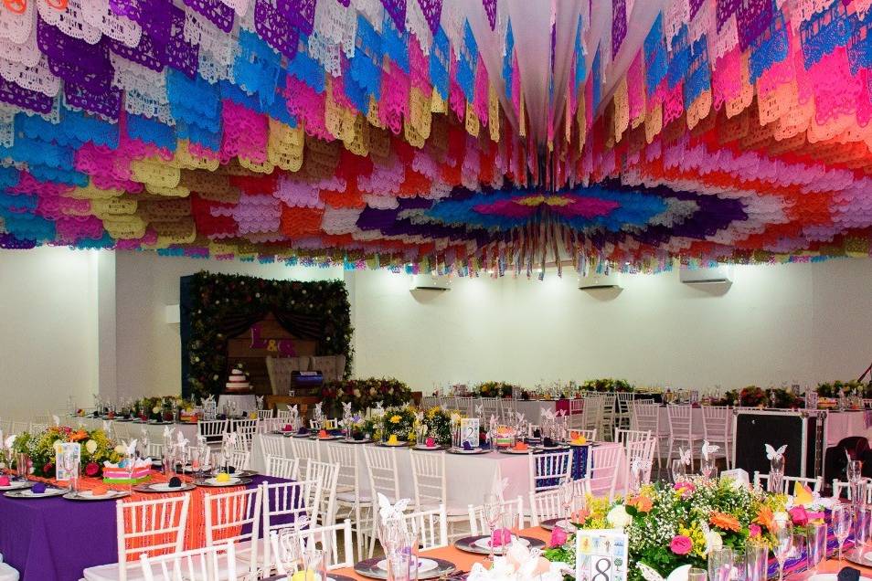 Boda tema feria mexicana