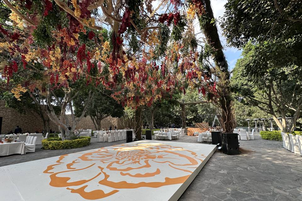 Pista de Baile pintada