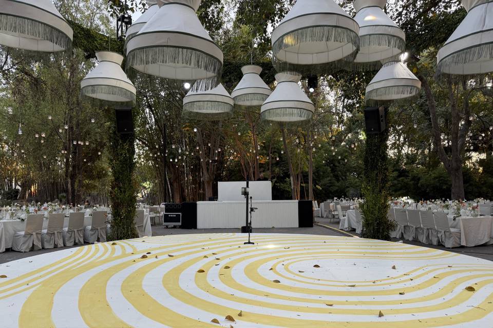 Pista de Baile pintada