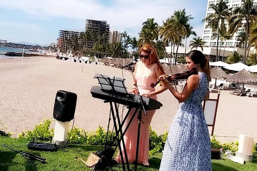 Boda, dúo sheraton