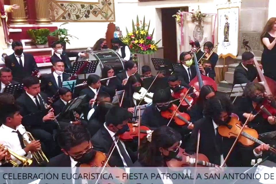 Ceremonia con orquesta