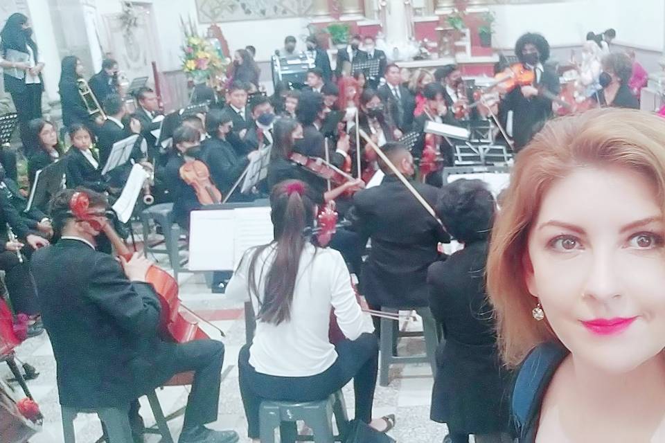 Ceremonia con orquesta