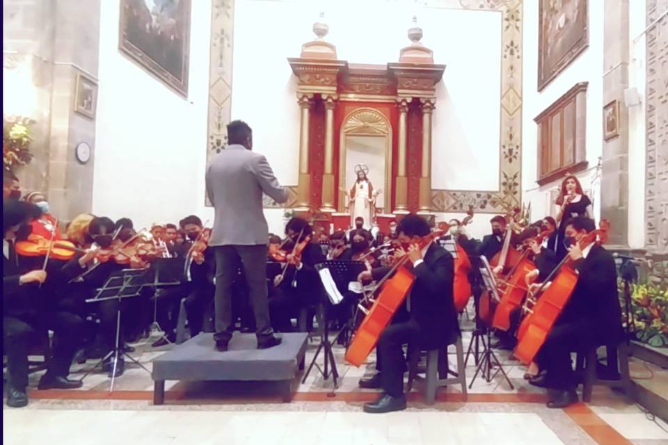 Ceremonia con orquesta