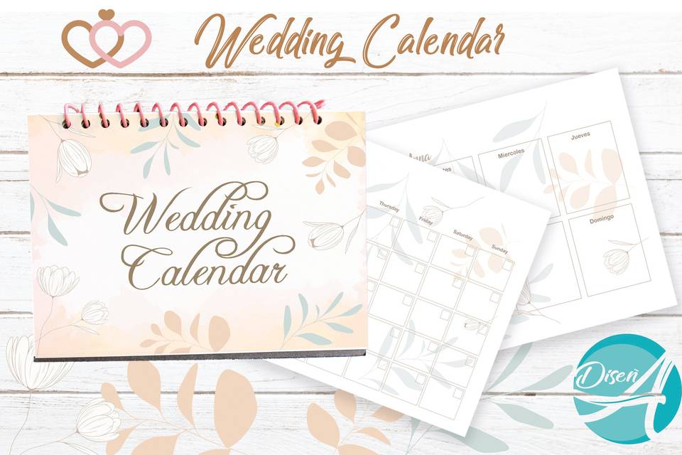 Calendario de Boda