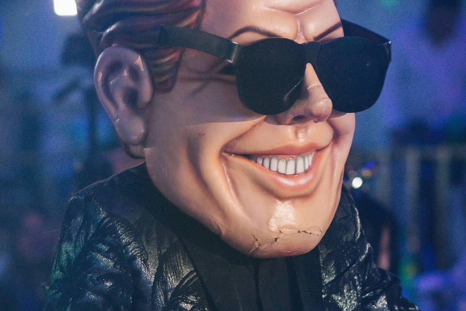 Cabezón para eventos