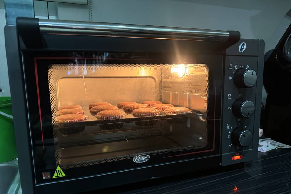 Cupcakes en el horno