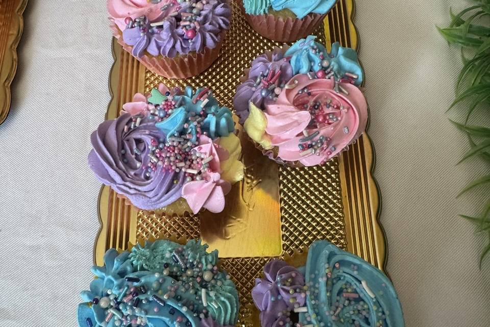 Cupcakes de colores