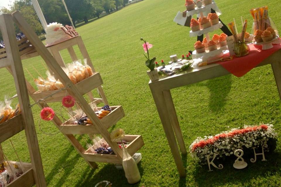 Mesa de dulces boda K&H