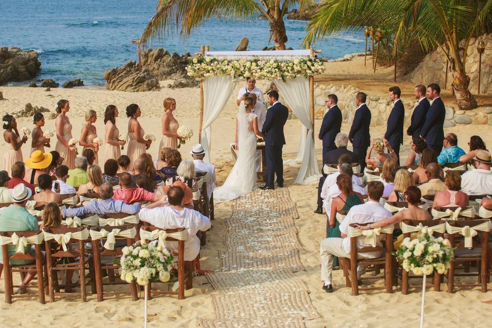 Ceremonia en la playa