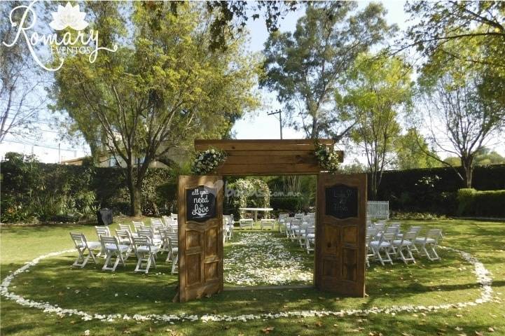 Altar para ceremonia