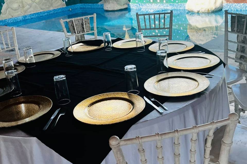 Salón de fiestas con Alberca