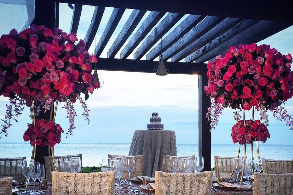 Beach reception