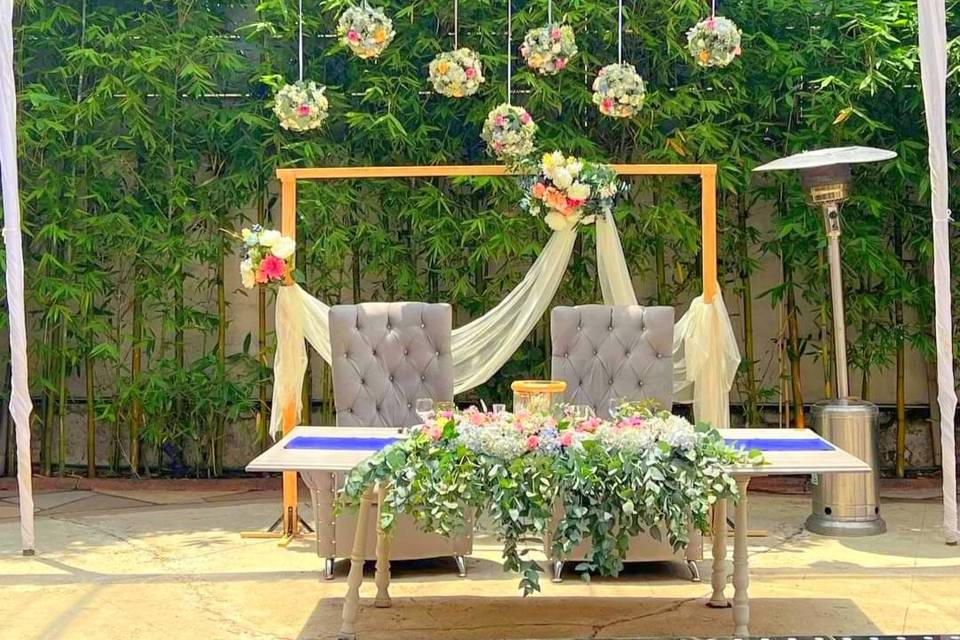 Espacio para celebraciones nupciales