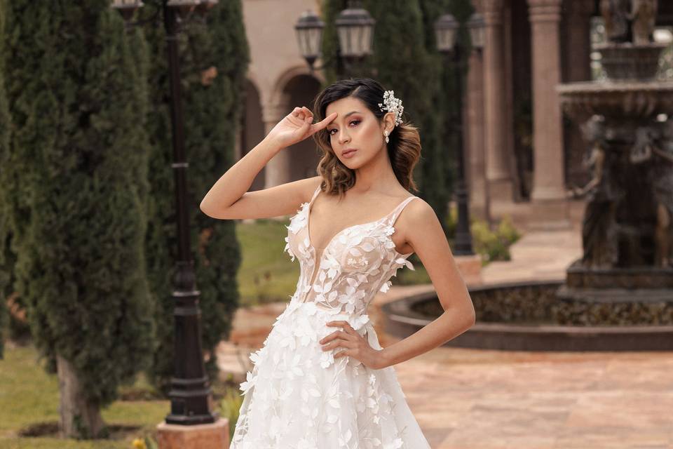 Vestida de novia