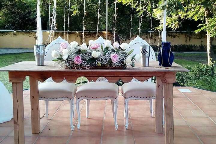 Centro de mesa boda yamayeli