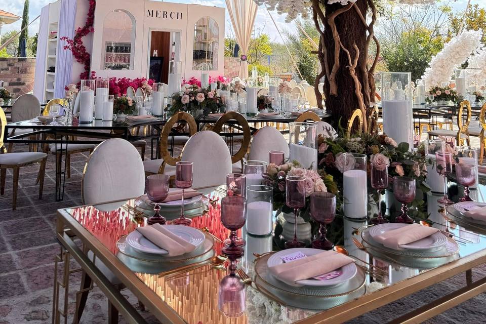 Entelado de listones florales