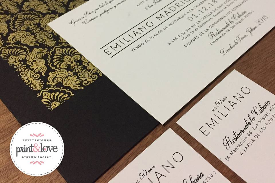 Diseño de invitación