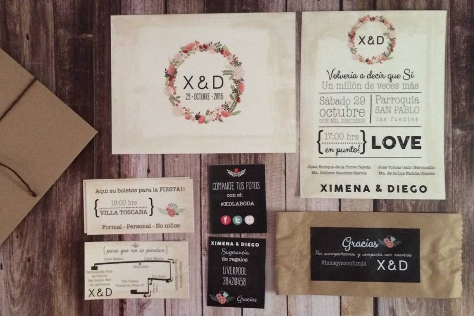 Diseño de invitación