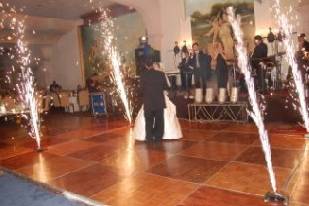 Piroctecnia para vals de los novios